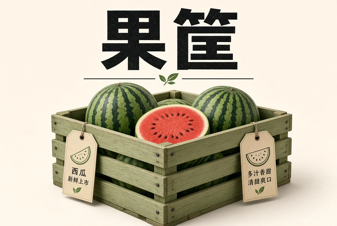 果筐：把想慢慢看的内容，按心情放进不同筐格
